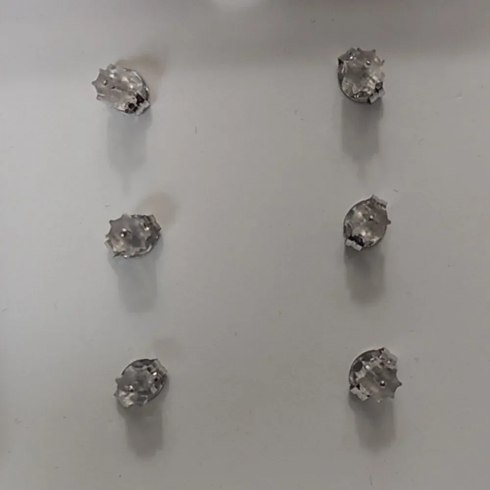 Sterling silver children's earring set